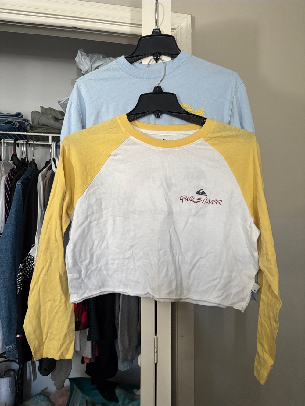 2 Cropped Long Sleeve Tees